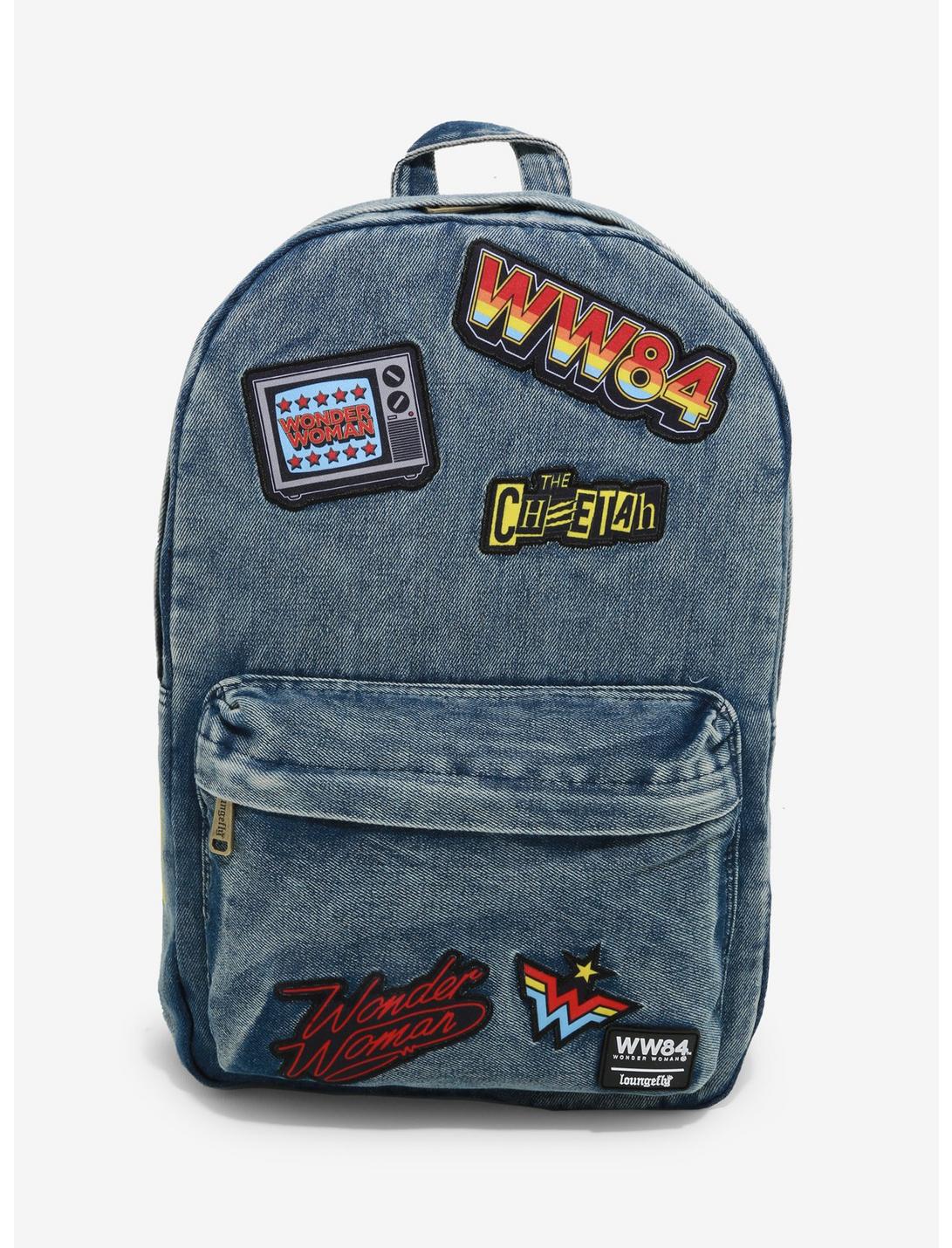 Loungefly Wonder Woman 1984 Denim Patch Backpack - BoxLunch Exclusive, , hi-res