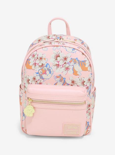 Loungefly Disney Aladdin Rajah Floral Mini Backpack  display picture 1