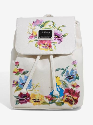 Loungefly Disney Alice in Wonderland Embroidered Floral Mini Backpack -  BoxLunch Exclusive | BoxLunch