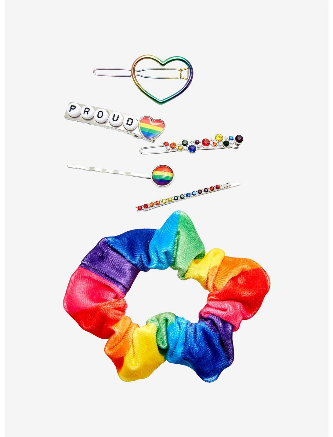 Rainbow Pride Hair Accessory Set, , hi-res