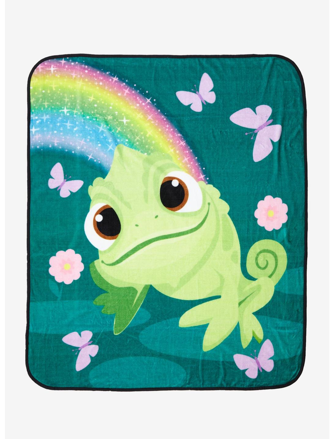 Disney Tangled Pascal Rainbow Throw Blanket, , hi-res