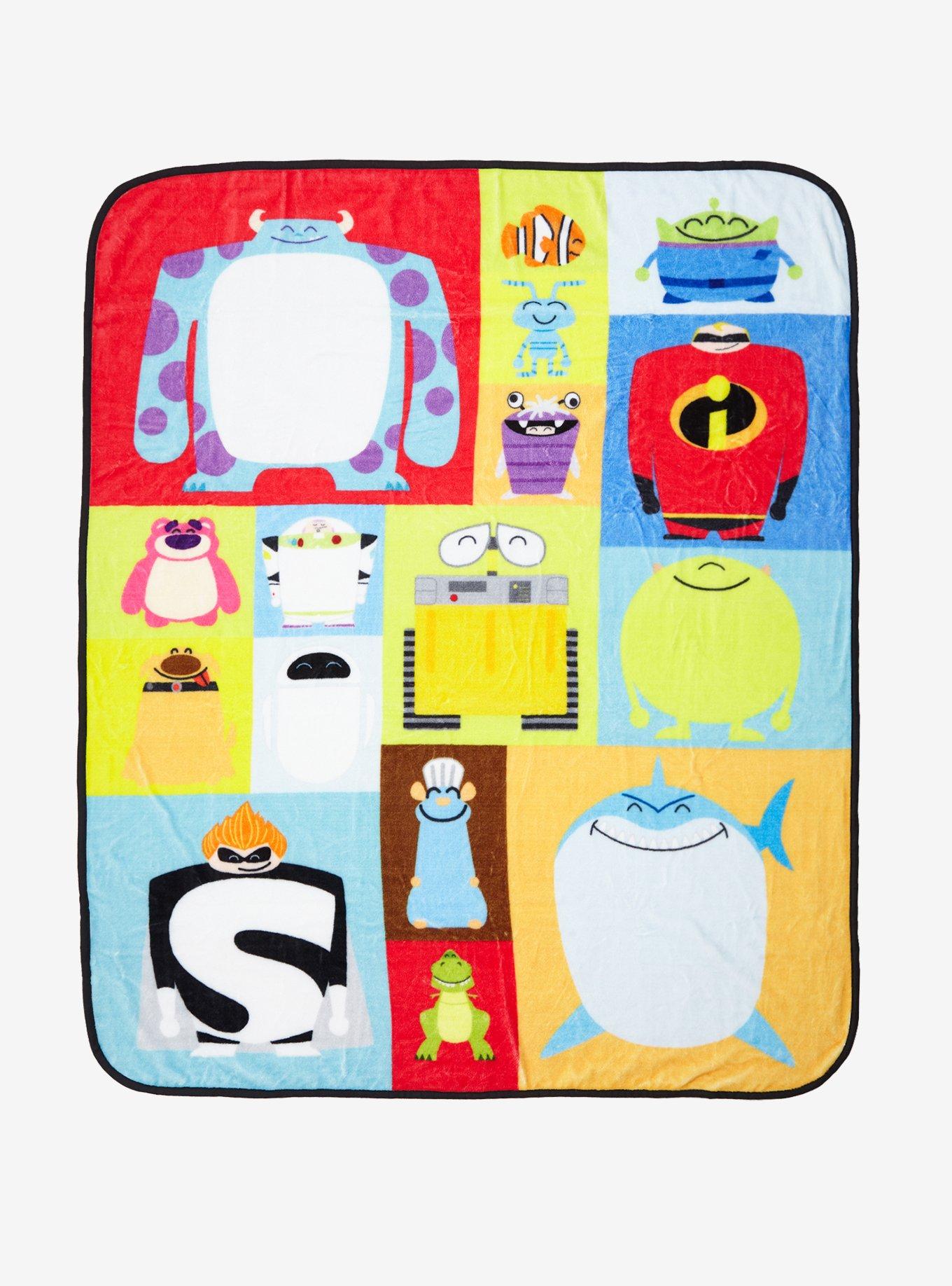 Disney Pixar Character Grid Throw Blanket, , hi-res