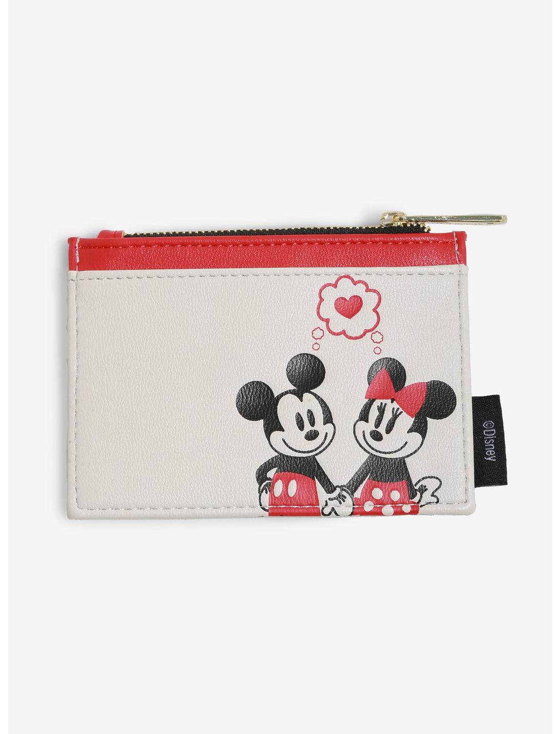 Loungefly Disney Mickey & Minnie Pinky Cardholder - BoxLunch Exclusive, , hi-res
