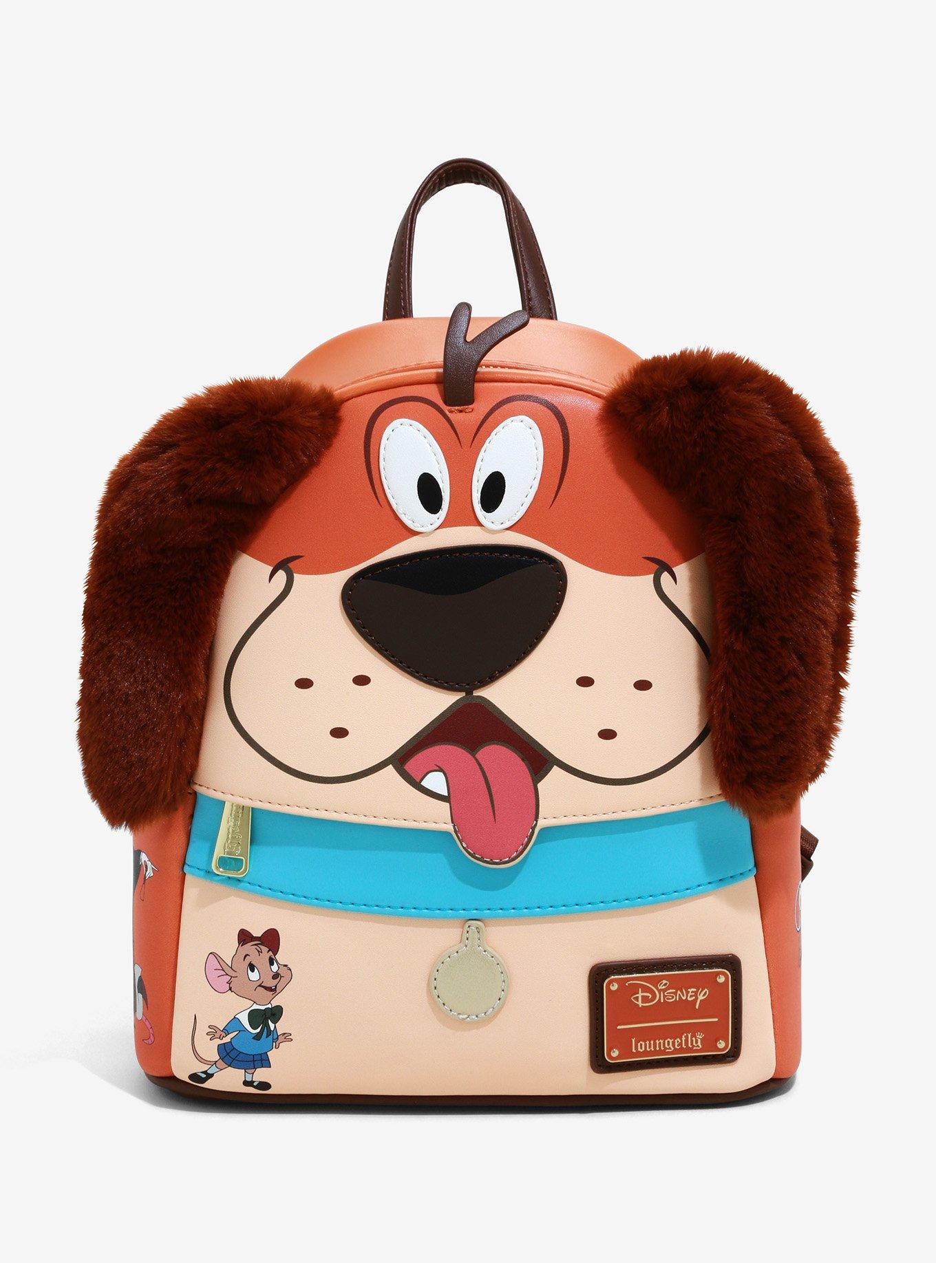 Loungefly Disney The Great Mouse Detective Toby Figural Mini Backpack - BoxLunch Exclusive, , hi-res