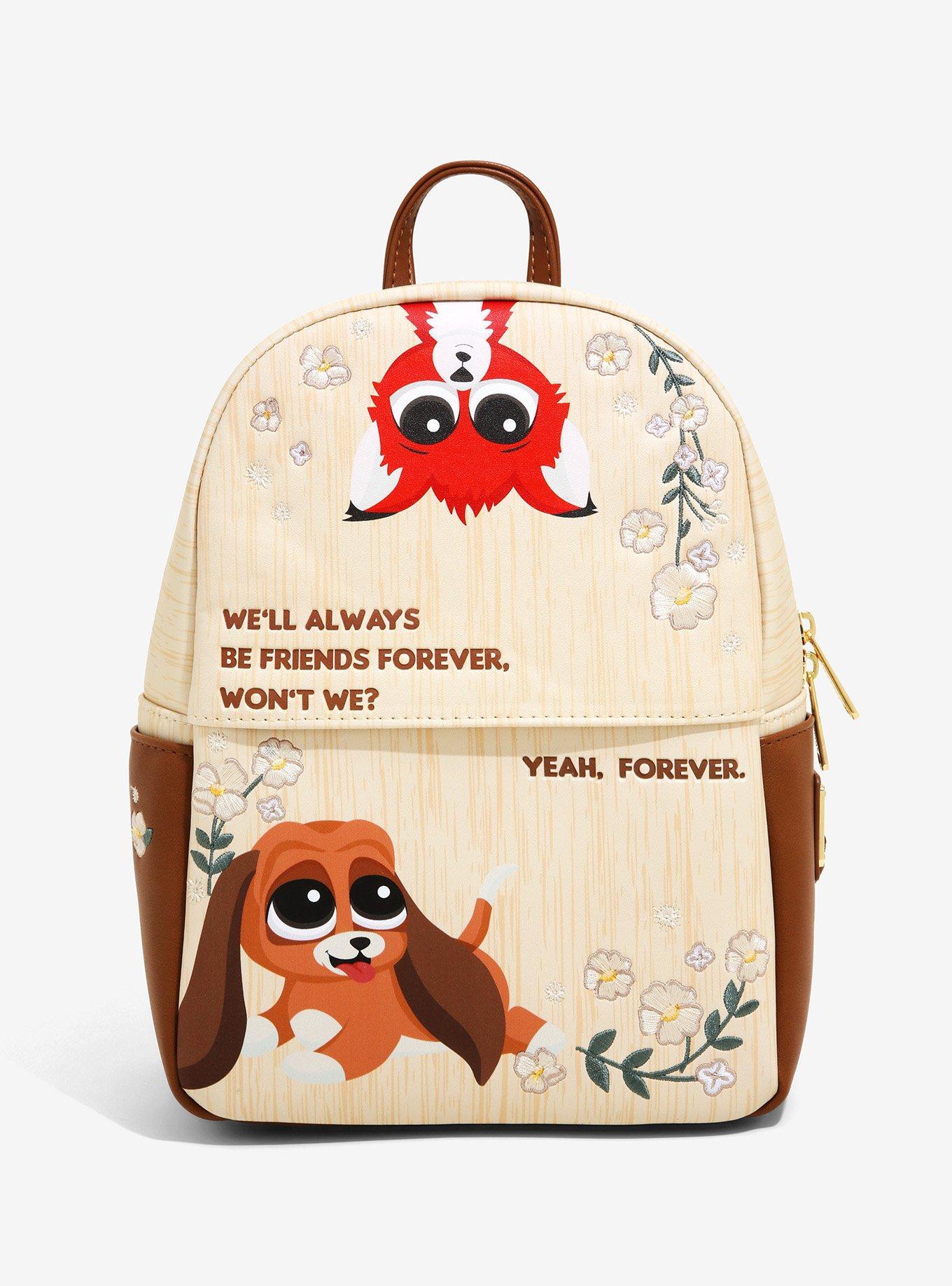 Loungefly Disney The Fox and the Hound Friends Forever Mini Backpack - BoxLunch Exclusive, , hi-res