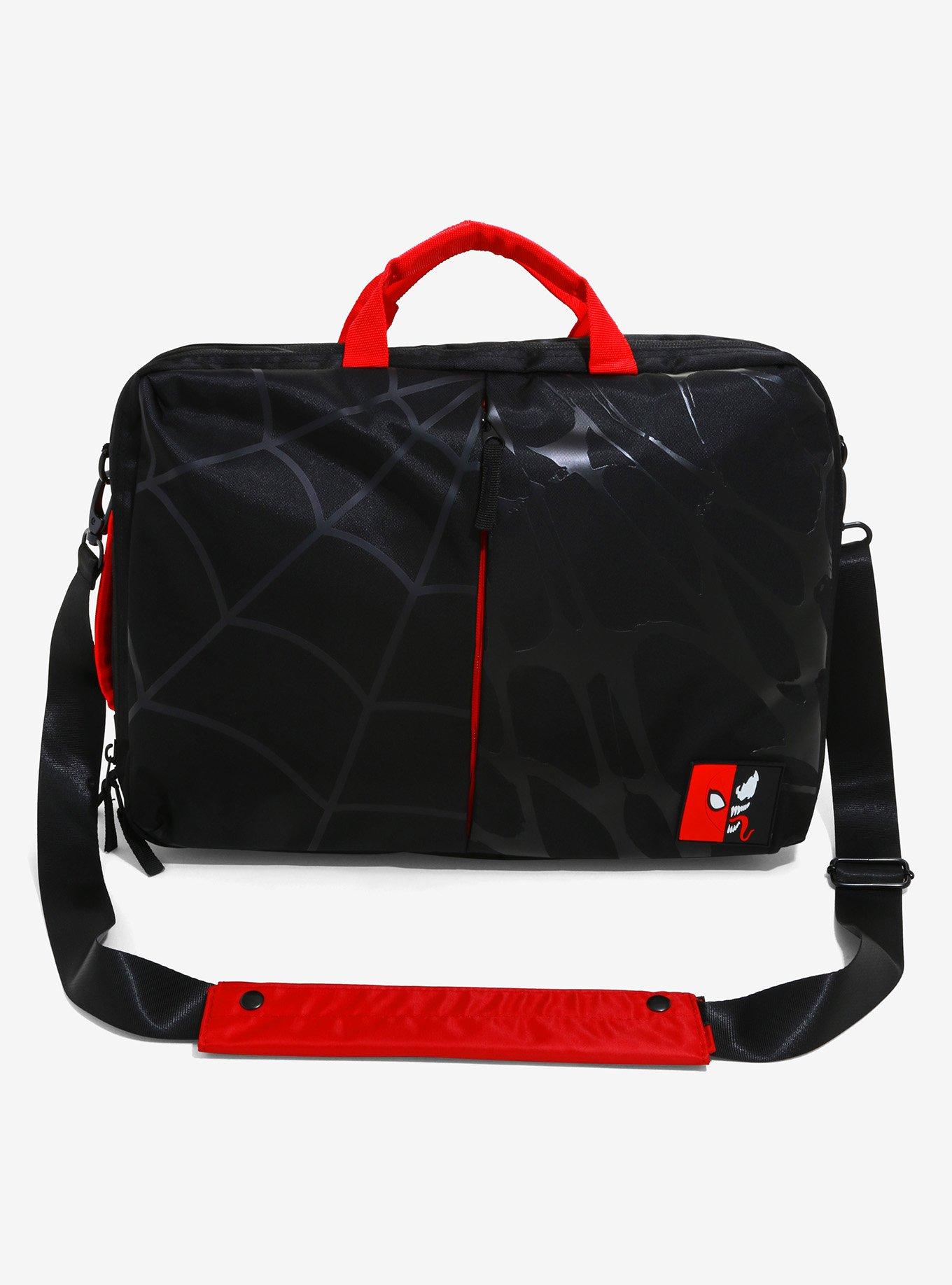 Marvel Spider-Man & Venom Convertible Messenger Bag - BoxLunch Exclusive, , hi-res