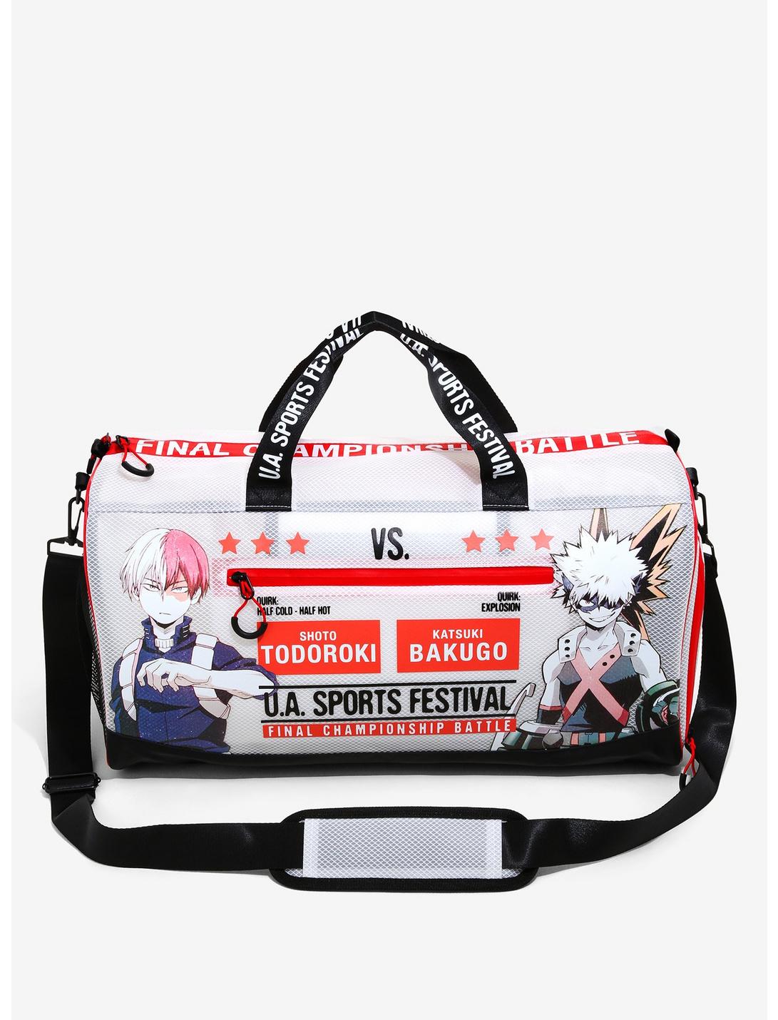 My Hero Academia U.A. Sports Festival PVC Duffel Bag - BoxLunch Exclusive, , hi-res