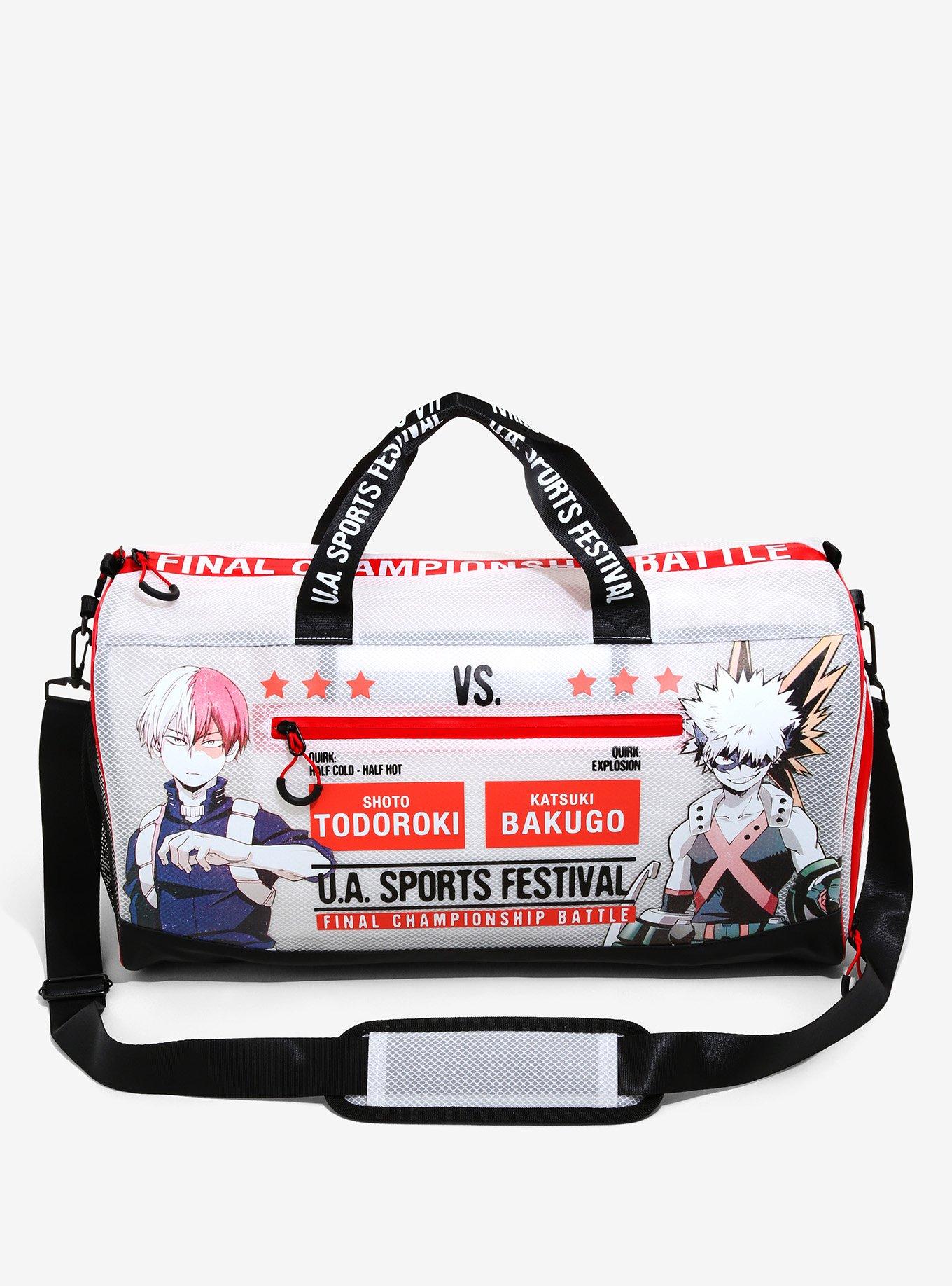 My Hero Academia U.A. Sports Festival PVC Duffel Bag - BoxLunch Exclusive, , hi-res