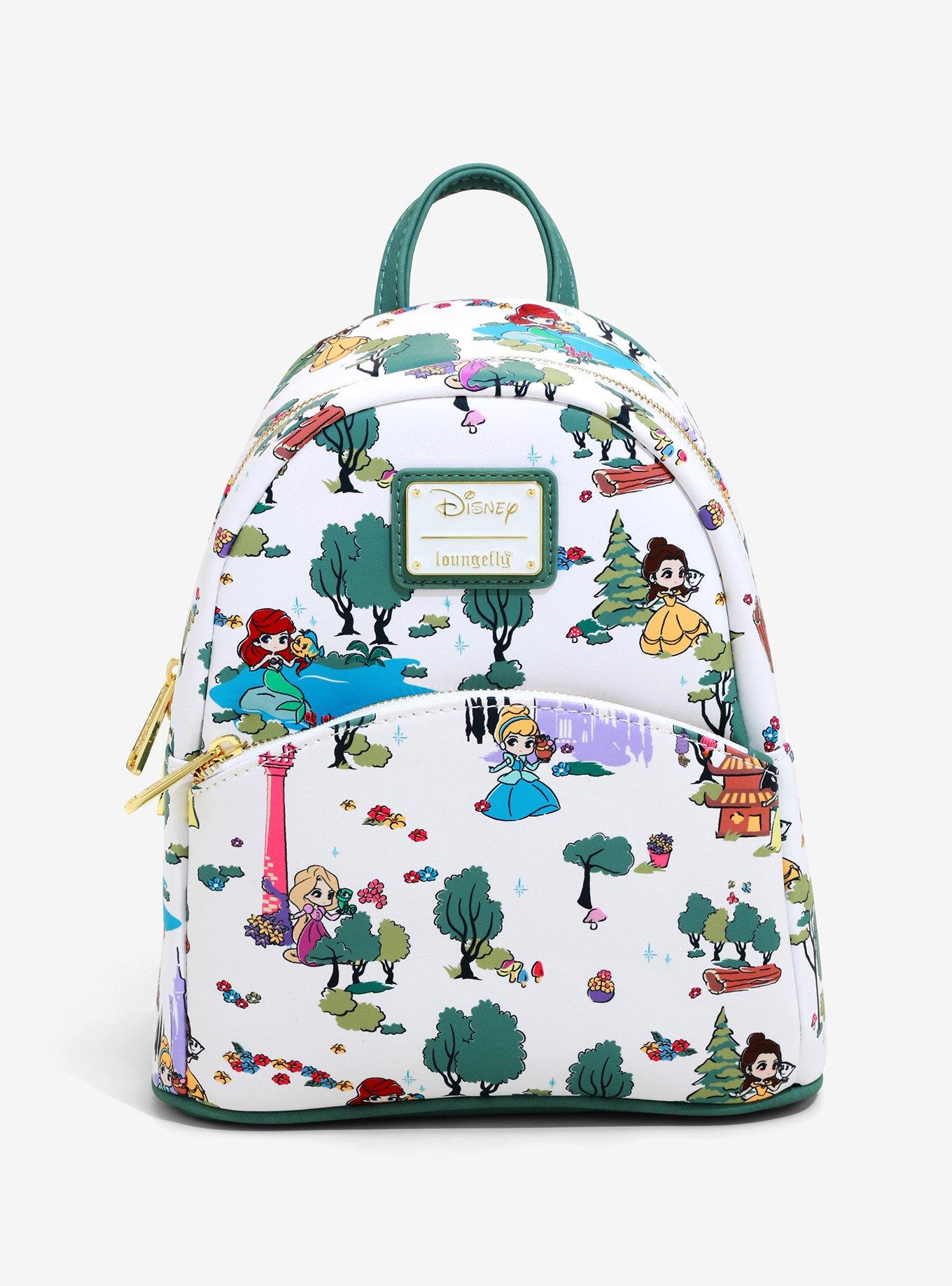 2023 boxlunch her universe sleeping beauty dress color changing mini backpack  loungefly 2 