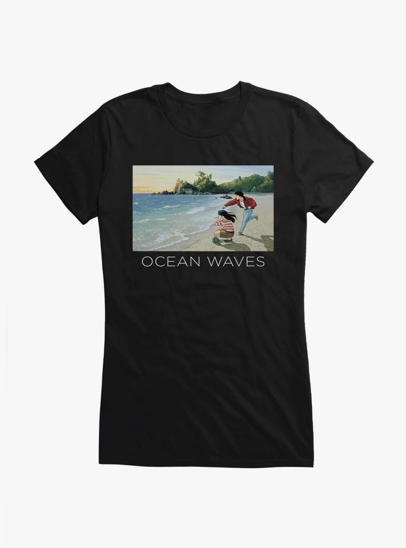 Studio Ghibli Ocean Waves Girls T-Shirt, , hi-res