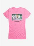 Studio Ghibli Princess Mononoke San & Moro Girls T-Shirt, CHARITY PINK, hi-res