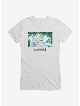 Studio Ghibli Princess Mononoke San & Moro Girls T-Shirt, WHITE, hi-res