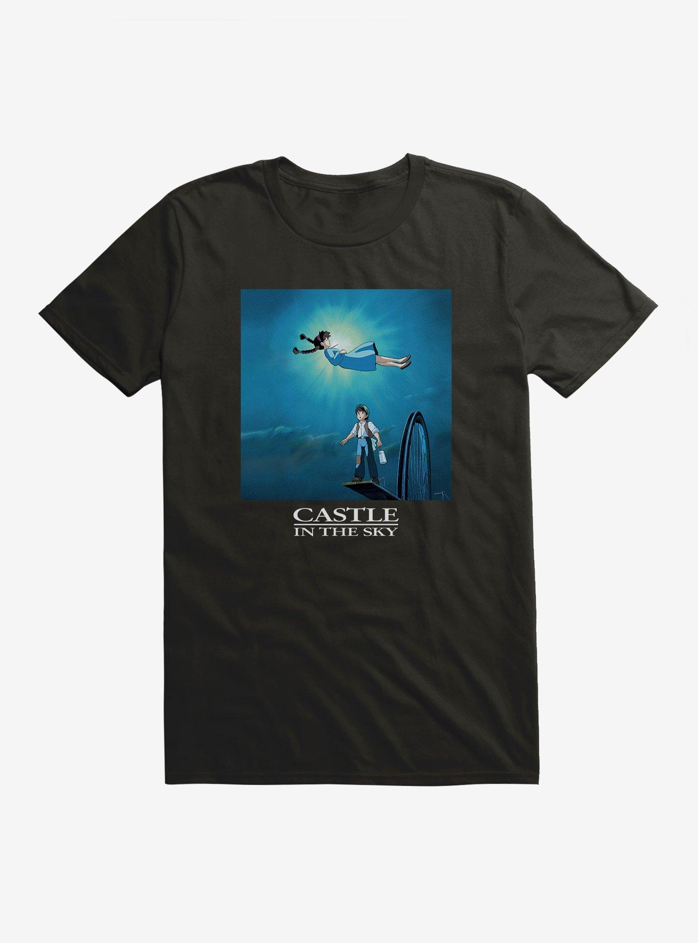 Studio Ghibli Castle The Sky Poster Art T-Shirt