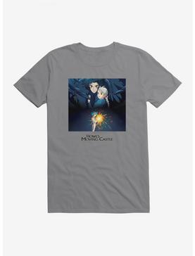 Studio Ghibli Howl's Moving Castle Poster Art T-Shirt, STORM GREY, hi-res