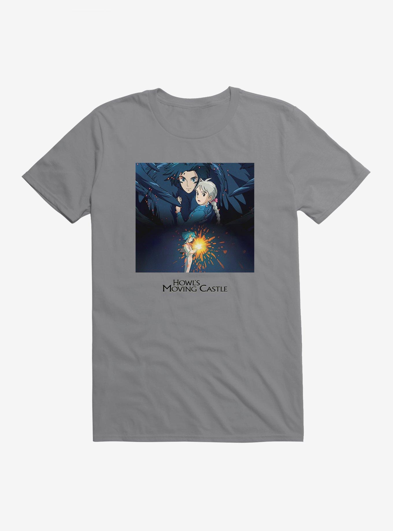 Studio Ghibli Howl's Moving Castle Poster Art T-Shirt, , hi-res