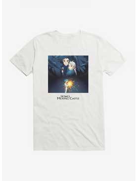 Studio Ghibli Howl's Moving Castle Poster Art T-Shirt, WHITE, hi-res