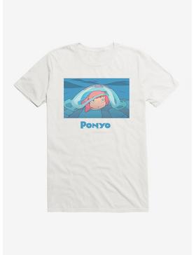 Studio Ghibli Ponyo Poster Art T-Shirt, WHITE, hi-res