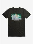 Studio Ghibli Princess Mononoke San & Moro T-Shirt, BLACK, hi-res