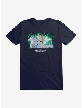 Studio Ghibli Princess Mononoke San & Moro T-Shirt, NAVY, hi-res