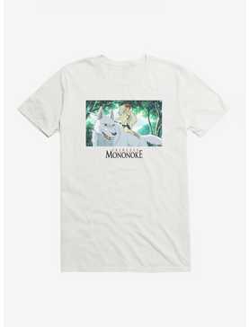 Studio Ghibli Princess Mononoke San & Moro T-Shirt, WHITE, hi-res