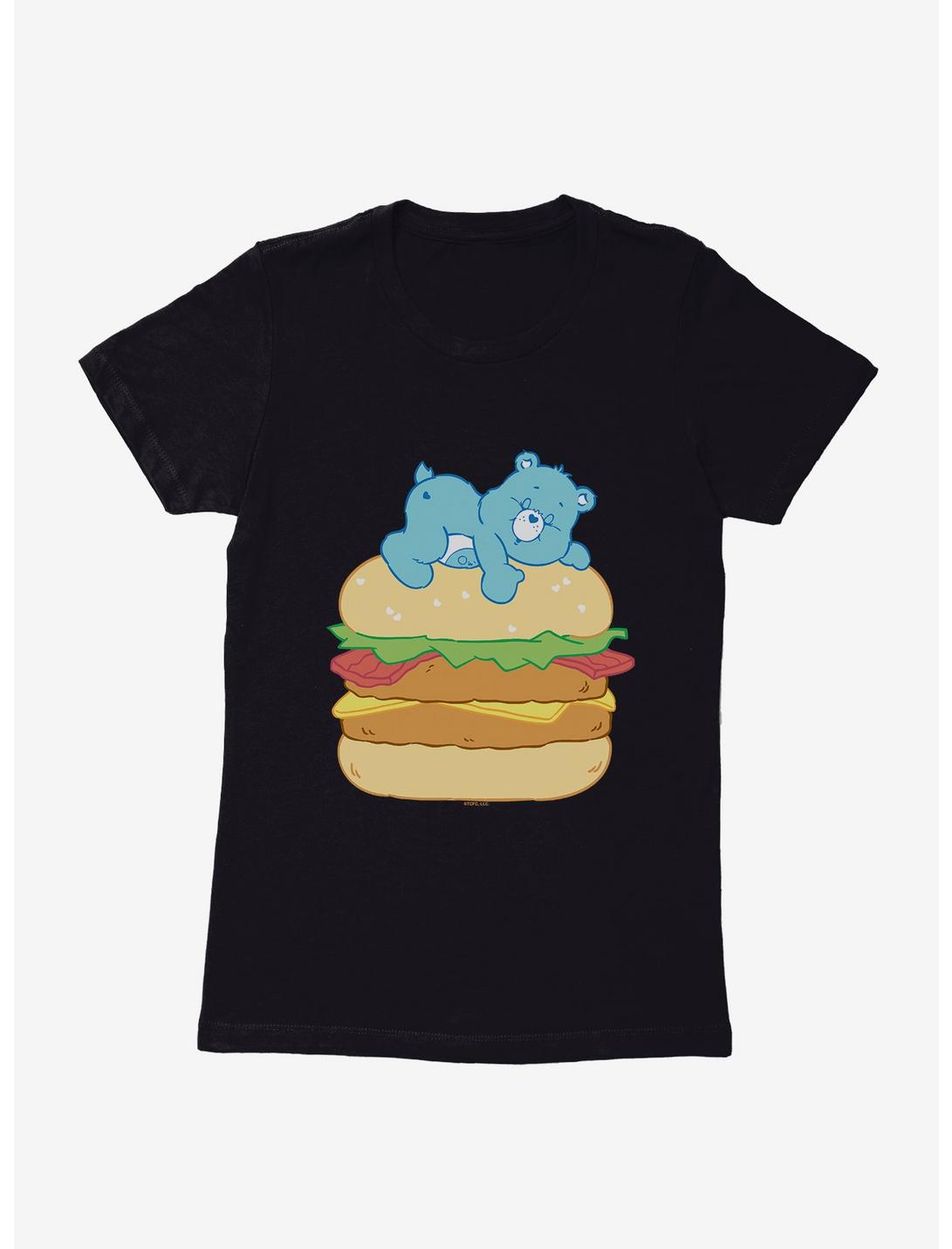 Care Bears Bedtime Bear Burger Womens T-Shirt, BLACK, hi-res