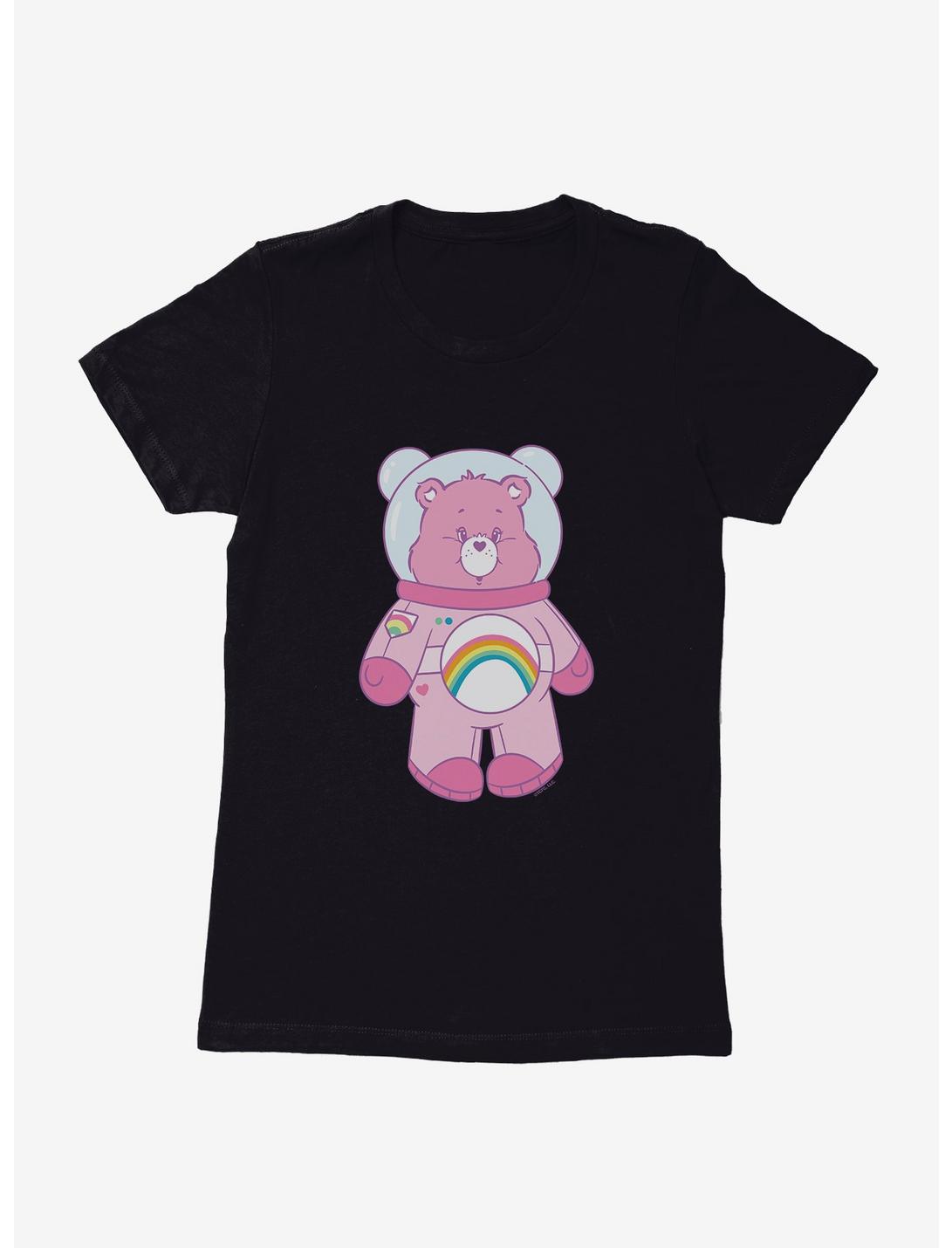 Care Bears Cheer Bear Space Suit Womens T-Shirt, BLACK, hi-res