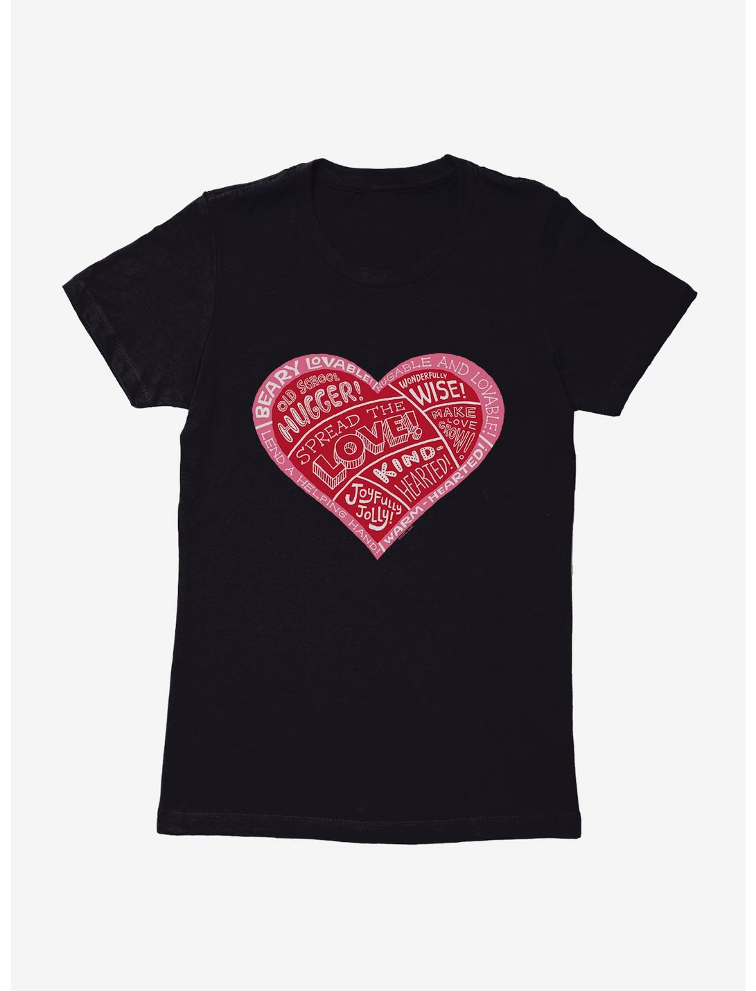 Care Bears Love Heart Icon Womens T-Shirt, BLACK, hi-res