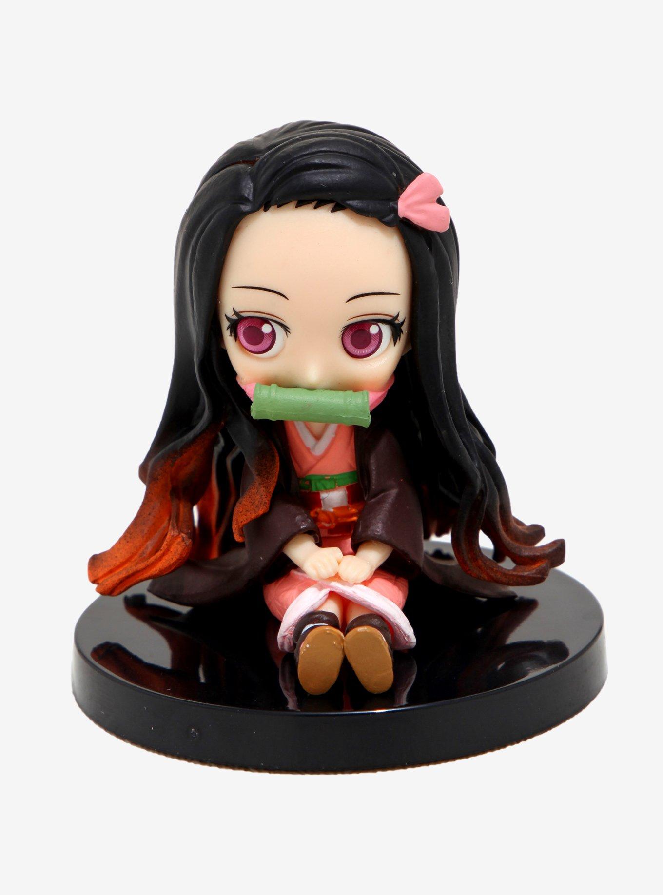 Banpresto Demon Slayer: Kimetsu no Yaiba Q Posket Petit Vol.1 Nezuko Kamado (Ver. B) Figure, , hi-res