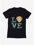 Care Bears Funshine Bear Love Script Womens T-Shirt, BLACK, hi-res