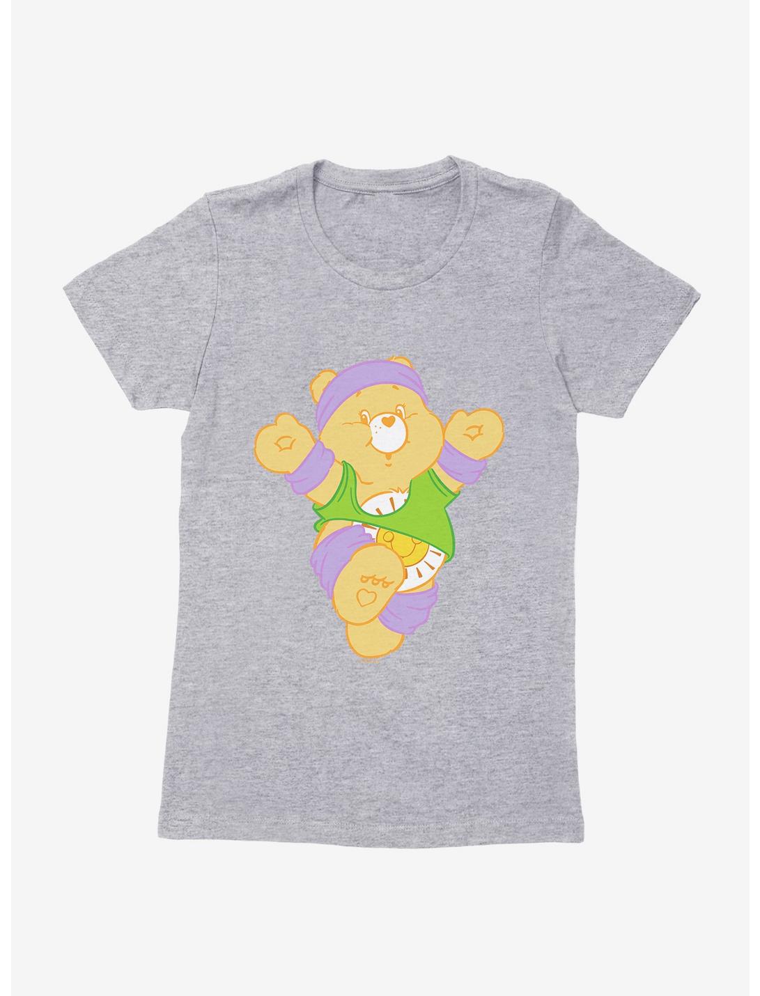 Care Bears Funshine Bear Exercise Womens T-Shirt, HEATHER, hi-res