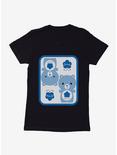 Care Bears Cartoon Grumpy Bear Icon Womens T-Shirt, BLACK, hi-res