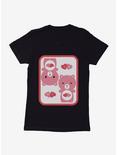 Care Bears Cartoon Love A Lot Icon Womens T-Shirt, BLACK, hi-res