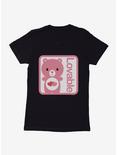 Care Bears Cartoon Love A Lot Lovable Womens T-Shirt, BLACK, hi-res