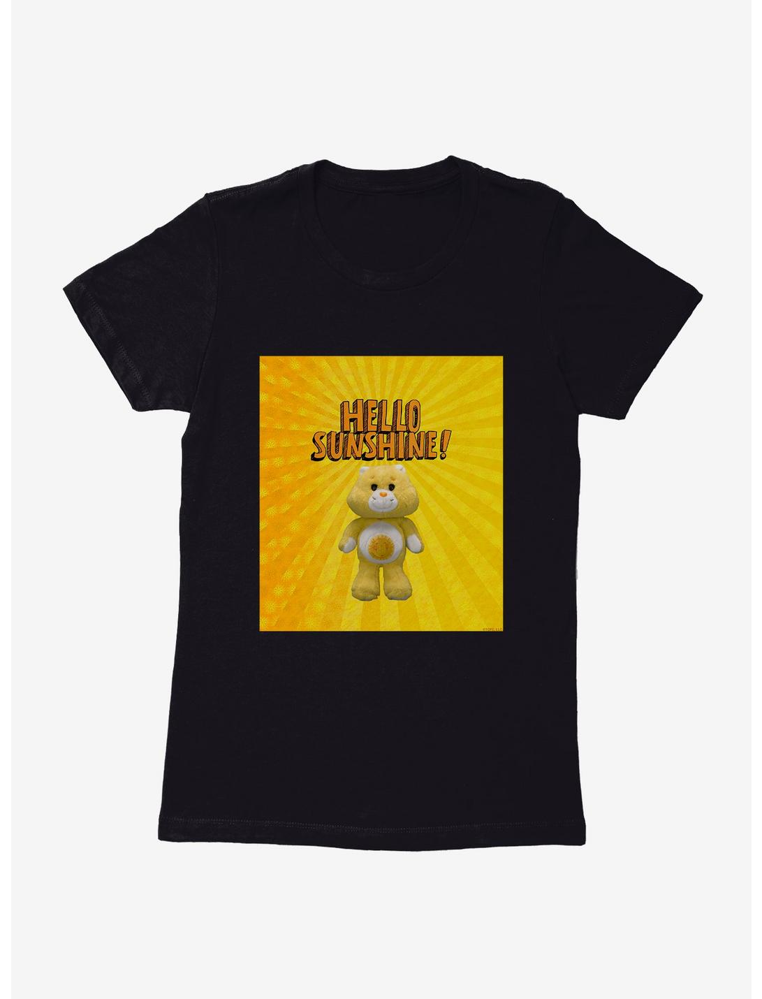 Care Bears Stuffed Funshine Hello Sunshine Womens T-Shirt, BLACK, hi-res