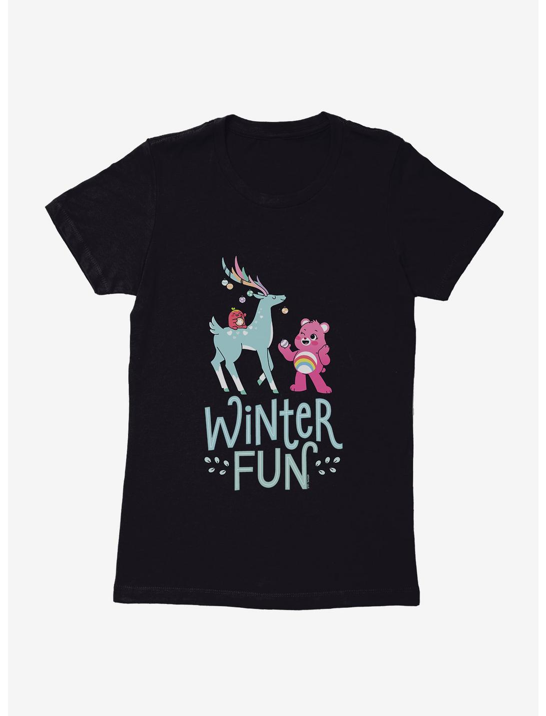Care Bears Winter Fun Womens T-Shirt, BLACK, hi-res