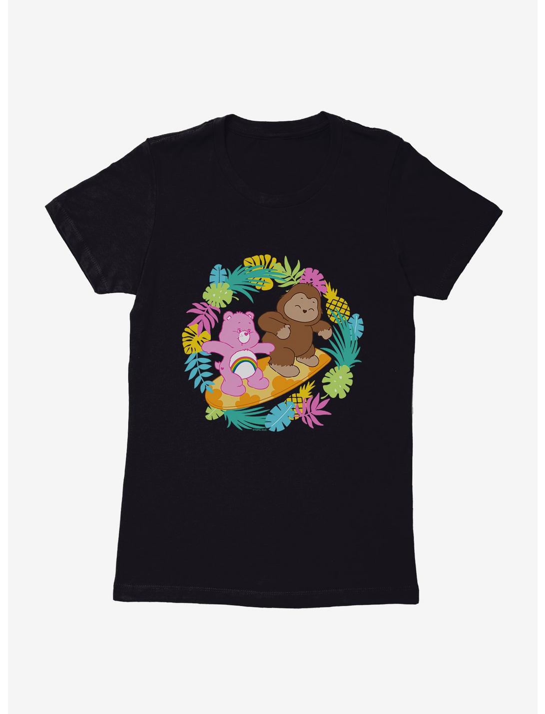 Care Bears Bigfoot Cheer Tropic Womens T-Shirt, BLACK, hi-res