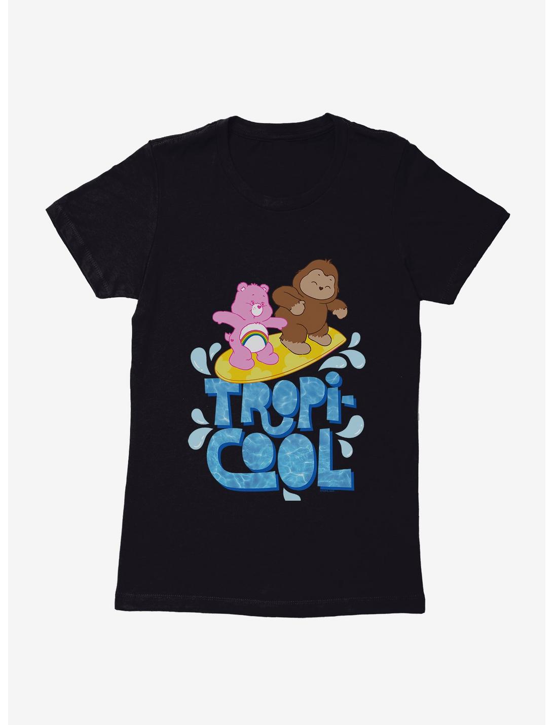 Care Bears Bigfoot Cheer Tropi-cool Womens T-Shirt, BLACK, hi-res