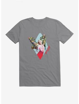 DC Comics Birds Of Prey Harley Quinn Diamond Pose T-Shirt, STORM GREY, hi-res