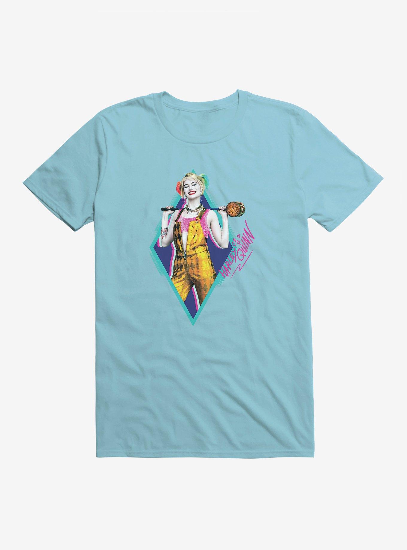 DC Comics Birds Of Prey Harley Quinn Neon Diamond Autograph T-Shirt, , hi-res