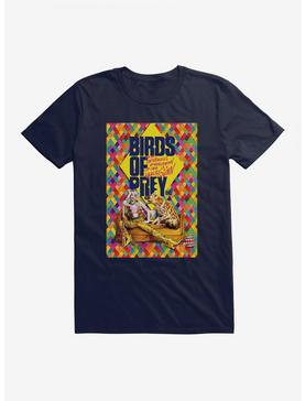 DC Comics Birds Of Prey Harley Quinn Movie Poster Black T-Shirt, , hi-res