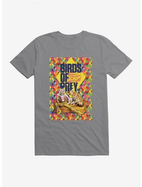 DC Comics Birds Of Prey Harley Quinn Movie Poster Black T-Shirt, STORM GREY, hi-res