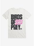DC Comics Birds Of Prey Movie Title T-Shirt, WHITE, hi-res