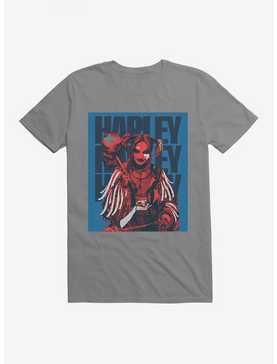 DC Comics Birds Of Prey Harley Quinn Poster T-Shirt, STORM GREY, hi-res