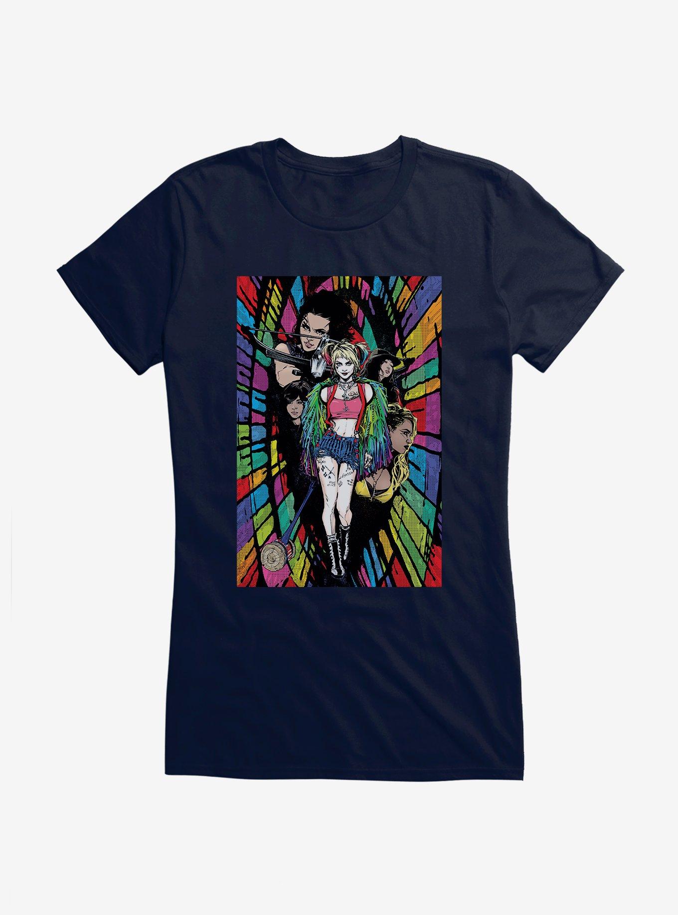 DC Comics Birds Of Prey Harley Quinn Pop Sketch Girls T-Shirt, , hi-res