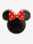 Disney Minnie Mouse Glitter Enamel Pin, , hi-res