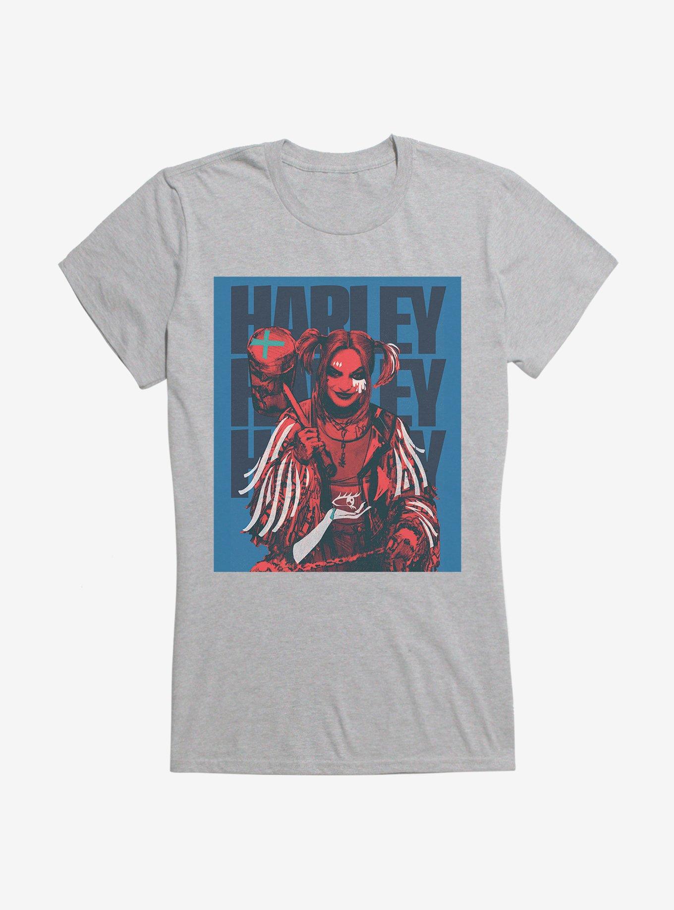 DC Comics Birds Of Prey Harley Quinn Poster Girls T-Shirt, HEATHER, hi-res