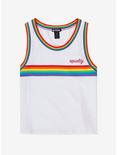 Equality Rainbow Stripe Girls Tank Top, RAINBOW, hi-res