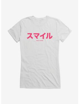 HT Creators: King Vader Japanese Lettering Smile More Girls T-Shirt, , hi-res