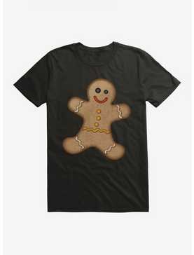 Emoji Holiday Icons Gingerbread Man T-Shirt, , hi-res