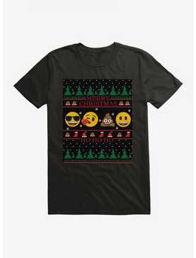 Emoji Holiday Icons Ho Ho Ugly Christmas T-Shirt, , hi-res